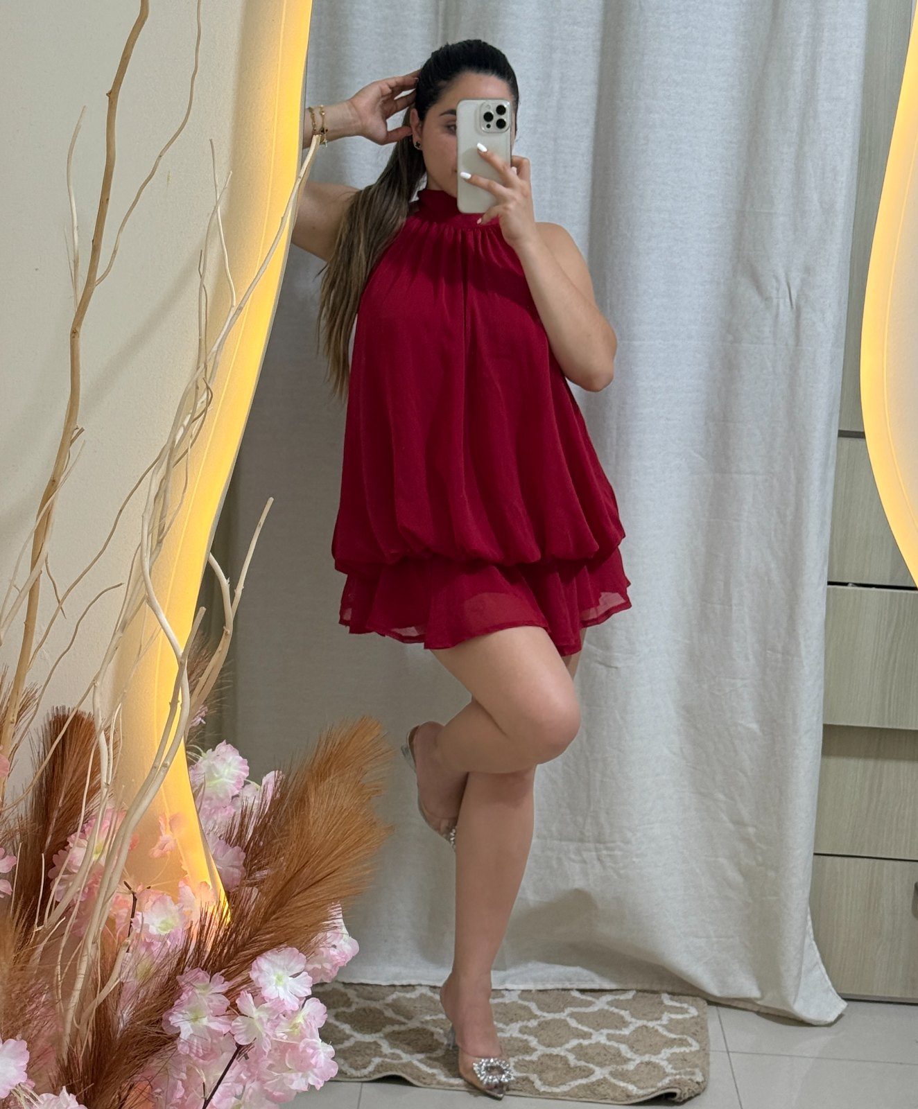 Vestido Michelle — Vinotinto