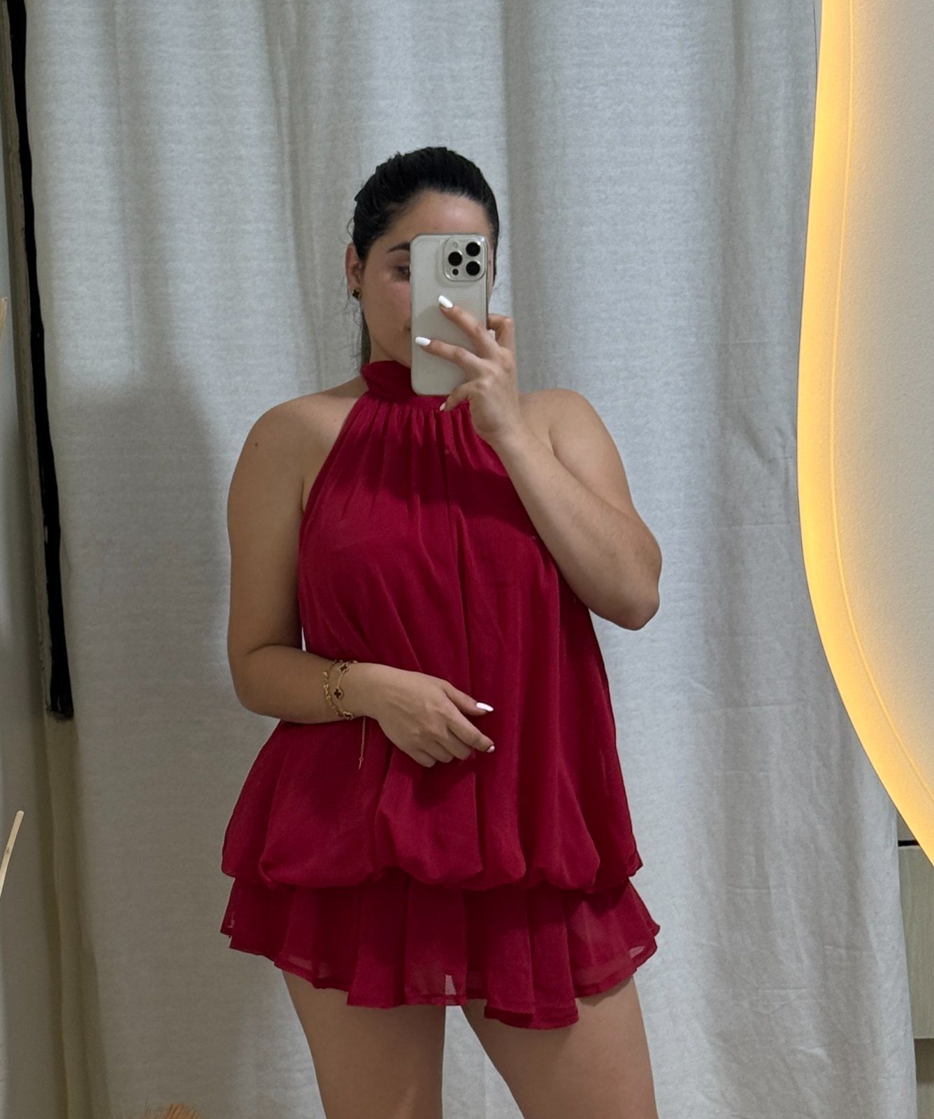 Vestido Michelle — Vinotinto