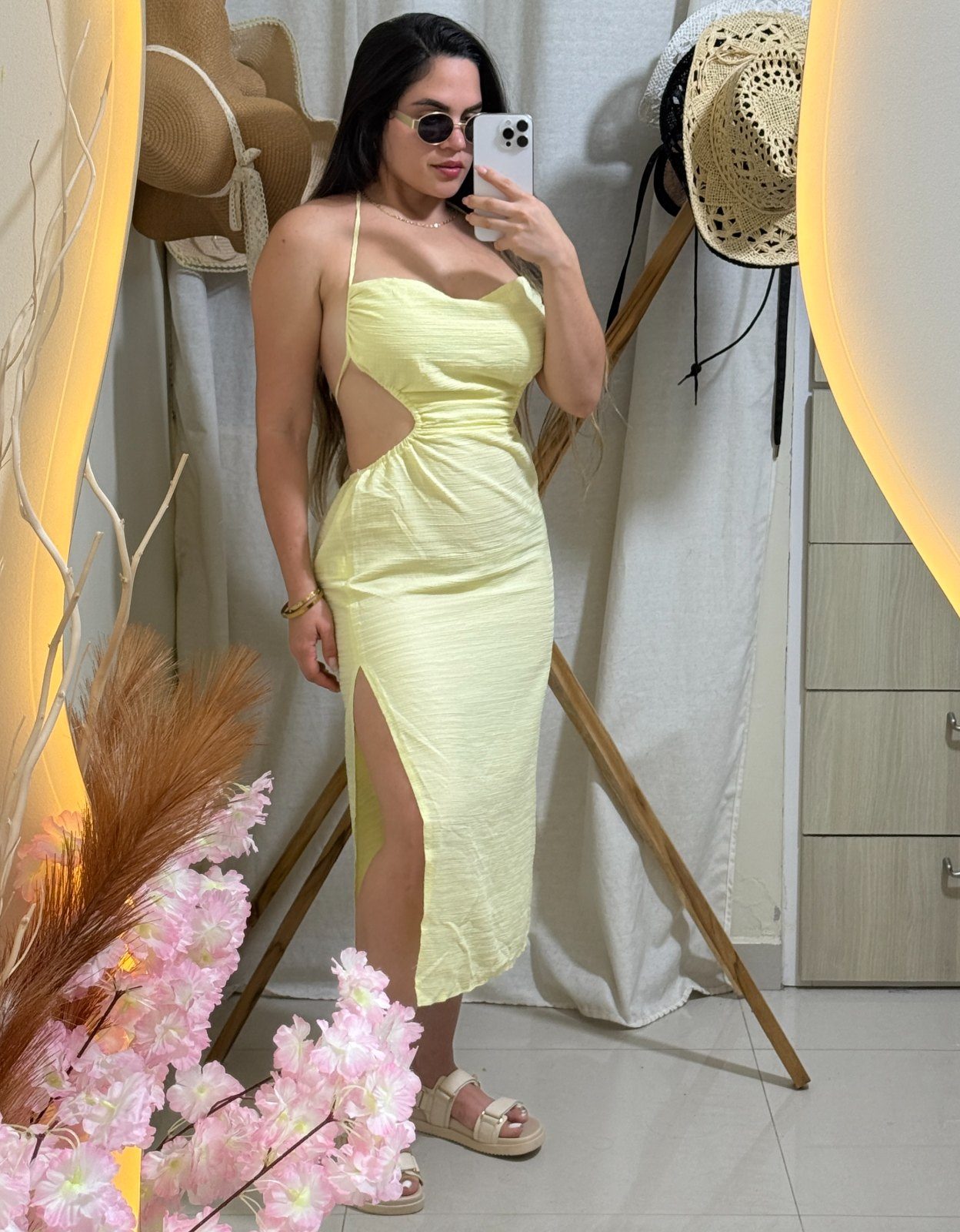 Vestido Paulina — Amarillo
