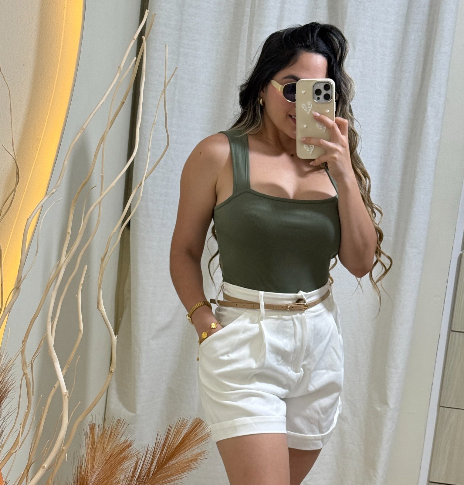 Short Sofia — Blanco