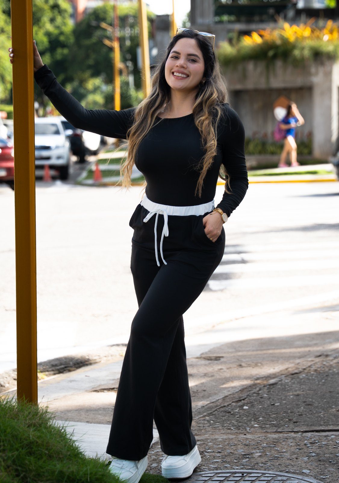 Conjunto Ámbar — Negro